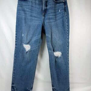 LOFT Classic Blue Boyfriend Jeans